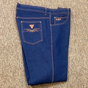 VTG,Classic Blue Denim Jeans Size 38 L(33) Unixes
